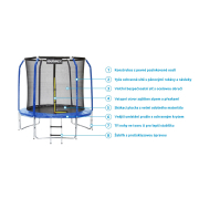 Trampolína Marimex Standard 183 cm + vnitřní ochranná síť + schůdky ZDARMA Náhled