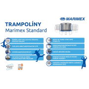 Trampolína Marimex Standard 183 cm + vnitřní ochranná síť + schůdky ZDARMA Náhled
