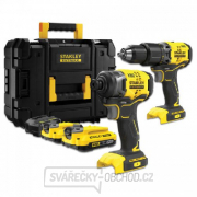 Kombo sada aku nářadí V20 18V 2x2,0Ah Stanley FatMax SFMCK461D2T Kombo sada aku nářadí V20 18V 2x2,0Ah Stanley FatMax SFMCK461D2T gallery main image