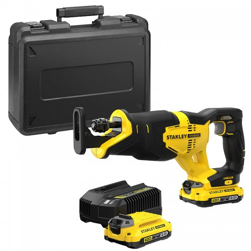 Levně Aku mečová pila V20 18V 2x2,0Ah Stanley FatMax SFMCS310D2K SFMCS310D2K