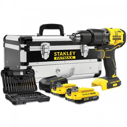 Aku příklepová vrtačka V20 18V 2x2,0Ah, příslušenství Stanley FatMax SFMCD715D2F SFMCD715D2F