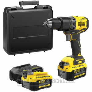 Aku příklepová vrtačka V20 18V 2x4,0Ah Stanley FatMax SFMCD715M2K Aku příklepová vrtačka V20 18V 2x4,0Ah Stanley FatMax SFMCD715M2K gallery main image
