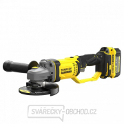 Aku úhlová bruska 125mm V20 18V 2x4,0Ah Stanley FatMax SFMCG400M2K Náhled