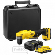 Aku pravoúhlá vrtačka V20 18V 2x2,0Ah Stanley FatMax SFMCD750D2K Aku pravoúhlá vrtačka V20 18V 2x2,0Ah Stanley FatMax SFMCD750D2K gallery main image