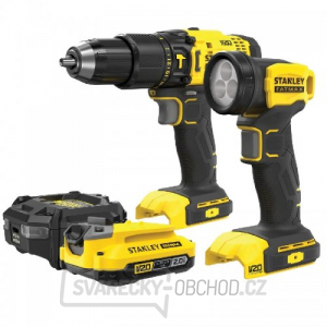 Kombo sada aku nářadí V20 18V 1x2,0Ah Stanley FatMax SFMCK210D1 Kombo sada aku nářadí V20 18V 1x2,0Ah Stanley FatMax SFMCK210D1 gallery main image