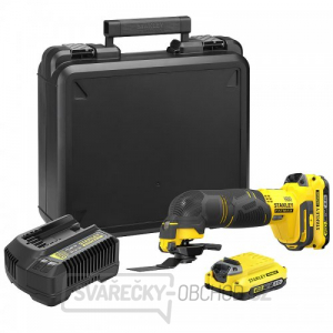 Aku oscilační bruska V20 18V 2x2,0Ah Stanley FatMax SFMCE500D2K Aku oscilační bruska V20 18V 2x2,0Ah Stanley FatMax SFMCE500D2K gallery main image