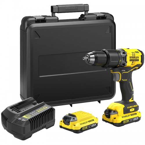 Levně Aku příklepová vrtačka V20 18V 2x2,0Ah Stanley FatMax SFMCD715D2K SFMCD715D2K