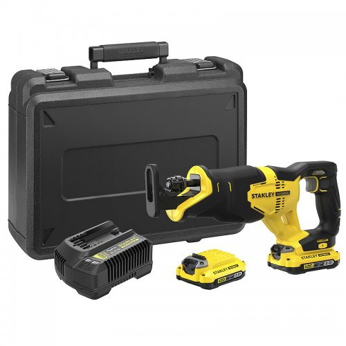 Levně Aku mečová pila V20 18V 2x2,0Ah Stanley FatMax SFMCS300D2K SFMCS300D2K