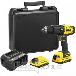 Aku příklepová vrtačka V20 18V 2x1,5Ah Stanley FatMax SFMCD711C2K Aku příklepová vrtačka V20 18V 2x1,5Ah Stanley FatMax SFMCD711C2K gallery main image