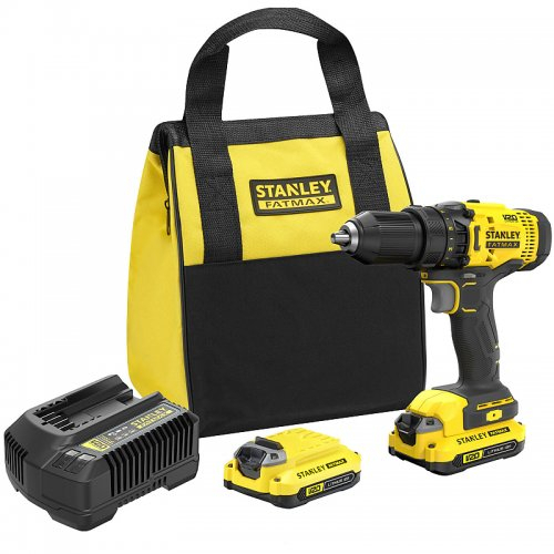 Levně Aku vrtačka V20 18V 2x1,5Ah Stanley FatMax SFMCD700C2S SFMCD700C2S