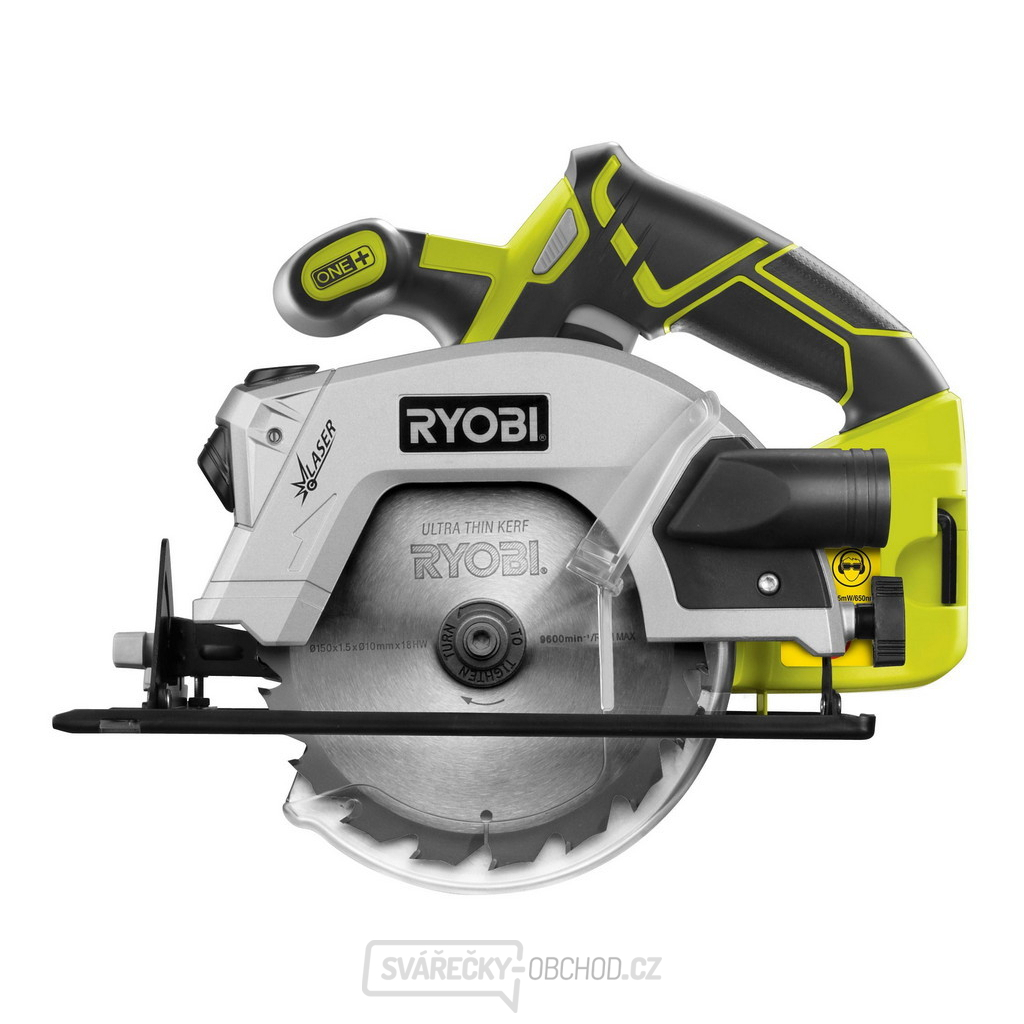 Aku ruční okružní pila s laserem Ryobi ONE+ RWSL 1801 M