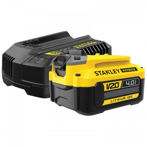 Levně Akumulátor V20 18V 4,0Ah a nabíječka Stanley FatMax SFMCB14M1 SFMCB14M1