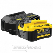 Akumulátor V20 18V 4,0Ah a nabíječka Stanley FatMax SFMCB14M1 Akumulátor V20 18V 4,0Ah a nabíječka Stanley FatMax SFMCB14M1 gallery main image