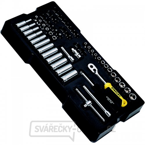 1/4" 60dílná gola sada v modulu Stanley STMT1-74175