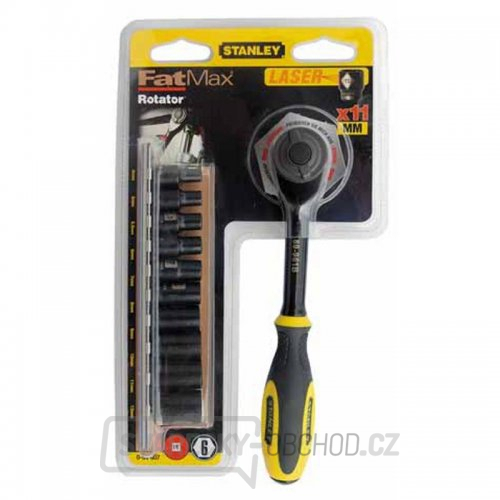 1/4" 11dílná sada hlavic FatMax s ráčnou STANLEY ROTATOR 0-94-607