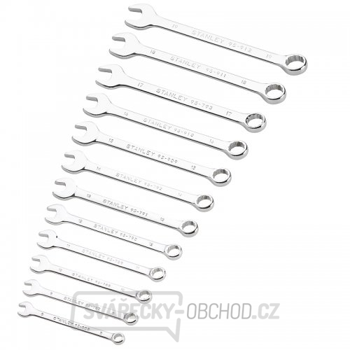 12dílná sada očkoplochých klíčů Stanley STMT82843-0