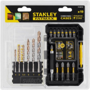 19-dílná sada torzních bitů a vrtáků Stanley STA88552 19-dílná sada torzních bitů a vrtáků Stanley STA88552 náhled