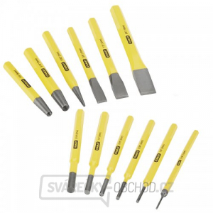 12-ti dílná sada sekáčů, průbojníků a důlčíků Stanley 4-18-299 12-ti dílná sada sekáčů, průbojníků a důlčíků Stanley 4-18-299 gallery main image