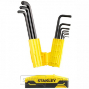 9-ti dílná sada šestihranných zástrčných klíčů Inbus s kuličkou - v nasazovací rukojeti Stanley 0-89-904 náhled