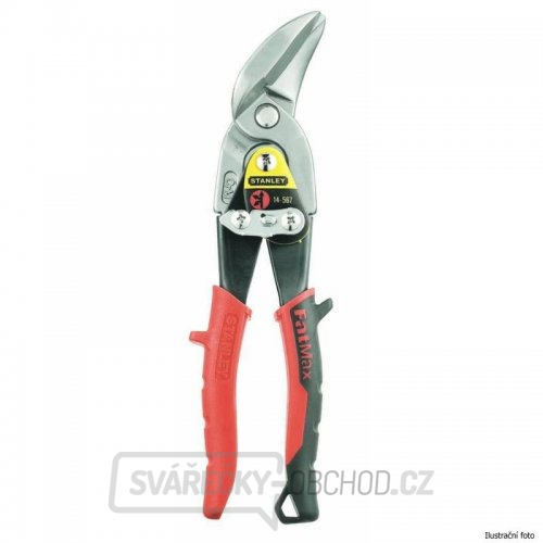 Převodové nůžky na plech vyhnuté pravé Stanley FatMax 2-14-568 Převodové nůžky na plech vyhnuté pravé Stanley FatMax 2-14-568 gallery main image