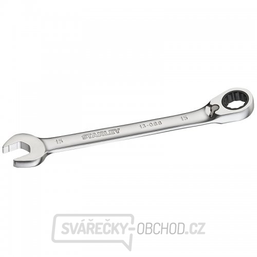 Ráčnový klíč s přepínací páčkou 15 mm Anti-Slip FatMax Stanley FMMT13088-0 Ráčnový klíč s přepínací páčkou 15 mm Anti-Slip FatMax Stanley FMMT13088-0 gallery main image