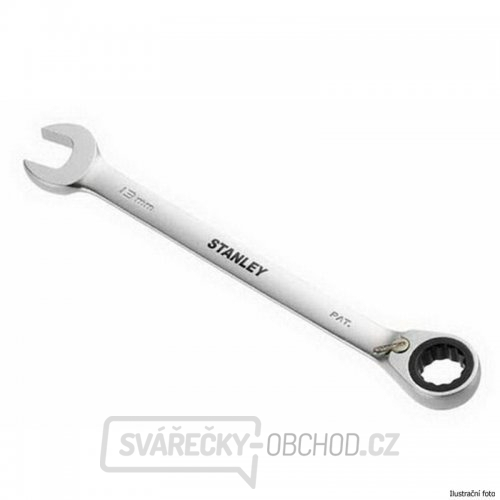 Očkoplochý ráčnový klíč s přepínací páčkou 12mm Stanley 1-13-304