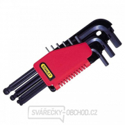 9-ti dílná sada šestihranných zástrčných klíčů Inbus s kuličkou - metrická Stanley 0-69-256 9-ti dílná sada šestihranných zástrčných klíčů Inbus s kuličkou - metrická Stanley 0-69-256 gallery main image