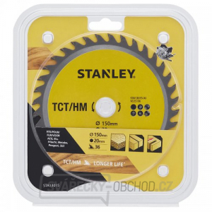 Pilový kotouč TCT/HM pro příčné řezy 150 x 20 mm, 36 zubů Stanley STA13015