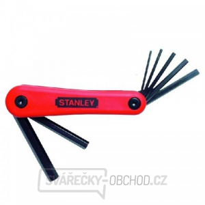 7-mi dílná nožová sada šestihranných zástrčných klíčů Inbus 2,5-10mm Stanley 4-69-262 7-mi dílná nožová sada šestihranných zástrčných klíčů Inbus 2,5-10mm Stanley 4-69-262 gallery main image