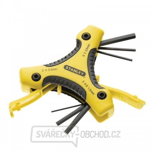 9-ti dílná kapesní sada zástrčných klíčů Inbus - metrická Stanley 0-95-935 9-ti dílná kapesní sada zástrčných klíčů Inbus - metrická Stanley 0-95-935 gallery main image