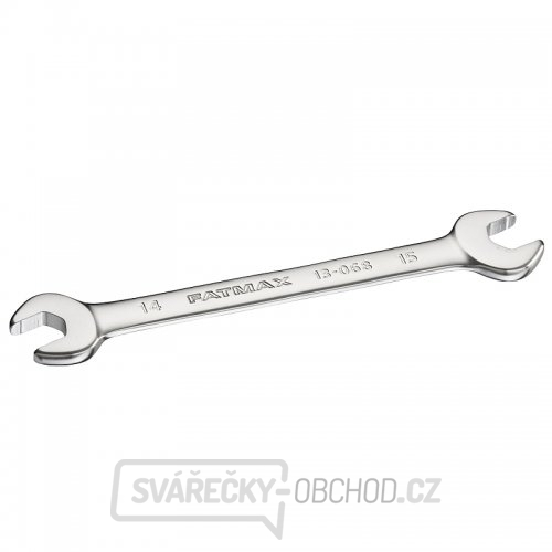 Oboustranný otevřený klíč 14 x 15 mm Anti-Slip FatMax Stanley FMMT13068-0 Oboustranný otevřený klíč 14 x 15 mm Anti-Slip FatMax Stanley FMMT13068-0 gallery main image