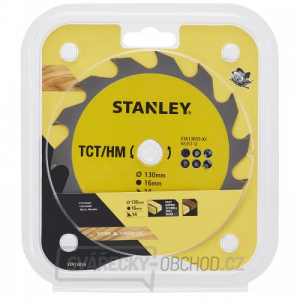 Pilový kotouč TCT/HM pro podélné řezy 130 x 16 mm, 14 zubů Stanley STA13055