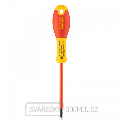 Šroubovák FATMAX izolovaný 1000V Pz1x100 Stanley 0-65-418