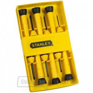 6-ti dílná sada přesných šroubováků Stanley 0-66-052 6-ti dílná sada přesných šroubováků Stanley 0-66-052 gallery main image