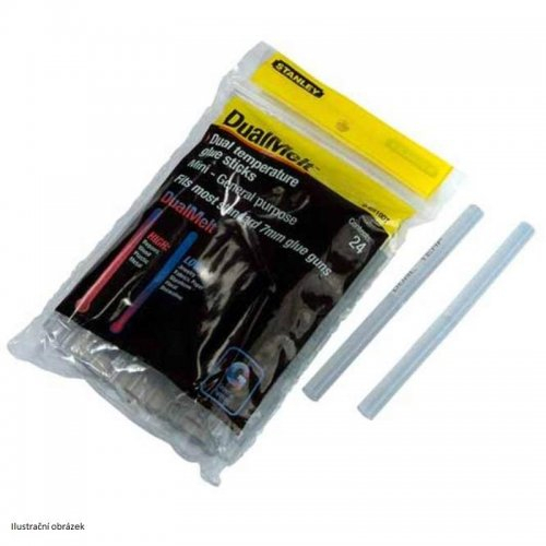 Tavné lepidlo v tyčinkách 7x101mm 24ks Stanley 1-GS10DT 1-GS10DT