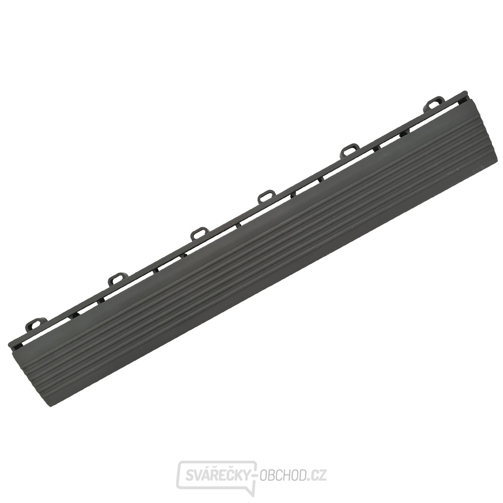 Plastový nájezd k dlaždicím Procarosa PROFI - tmavě šedá (F)