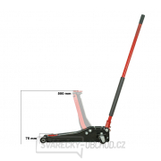 AKČNÍ SET Nízkoprofilový hydraulický zvedák (hever) s pojezdem MB-LPJ3T s podpěrami MB-JS3T 3t náhled