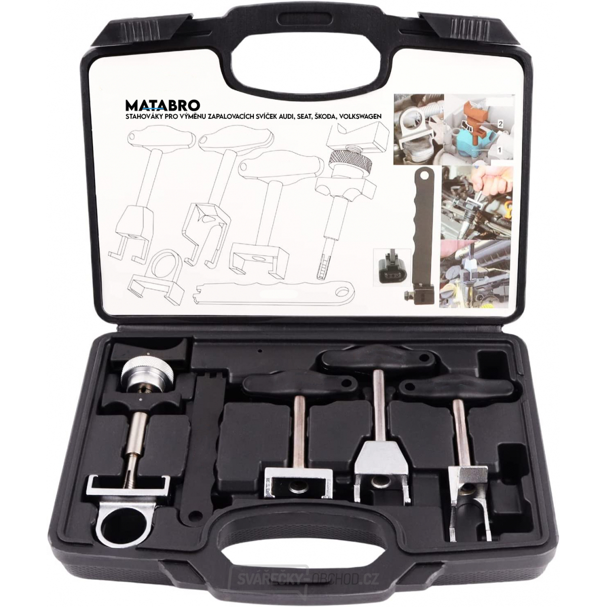 Stahováky pro výměnu zapalovacích svíček Audi, Seat, Škoda, Volkswagen Matabro MB-01-B3094 Stahováky pro výměnu zapalovacích svíček Audi, Seat, Škoda, Volkswagen Matabro MB-01-B3094 gallery main image