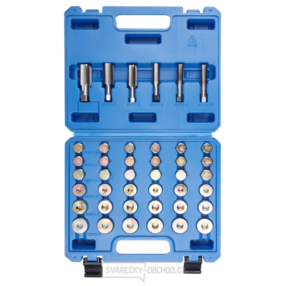 Sada na opravu závitů olejových van, 114 ks Matabro MB-02-01325