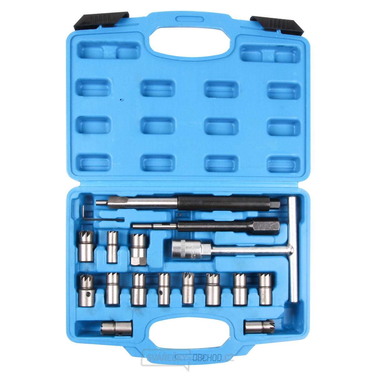 Frézy na sedla vstřikovačů, sada 17 kusů Matabro MB-02-01765