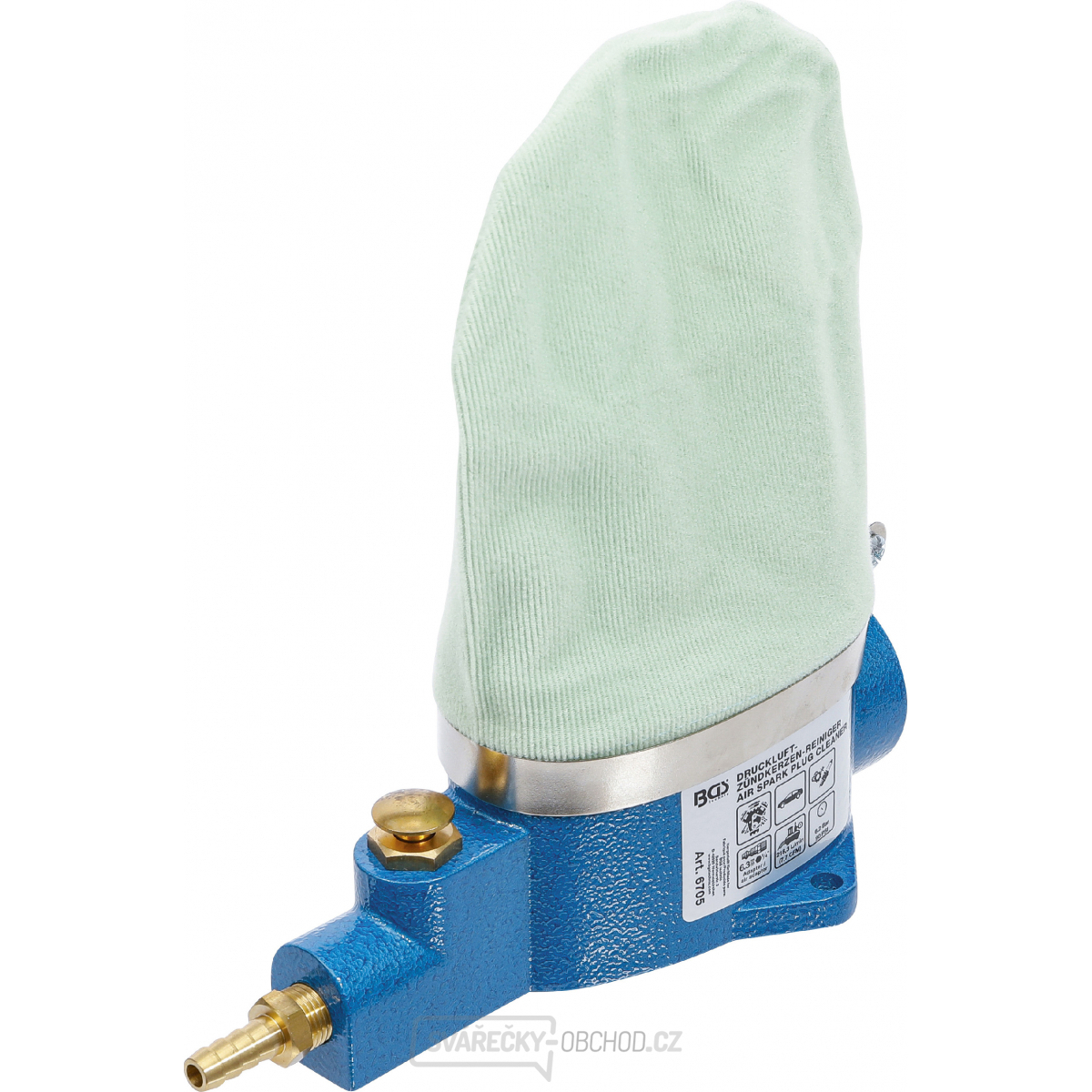 Pneumatický čistič zapalovacích svíček BGS 6705