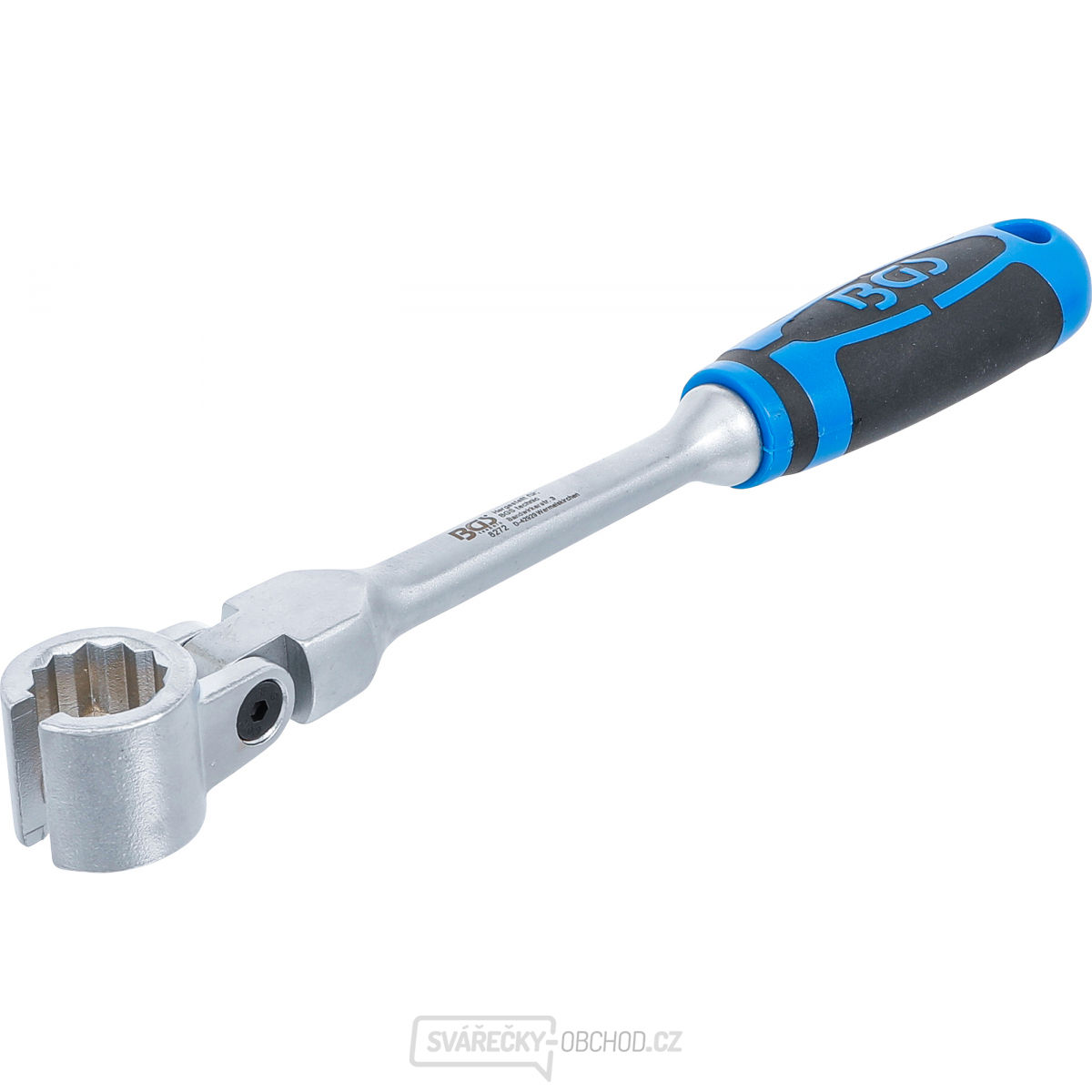 Speciální očkový klíč pro lambda sondy, sklopný, s rukojetí | 22 mm, BGS 8272