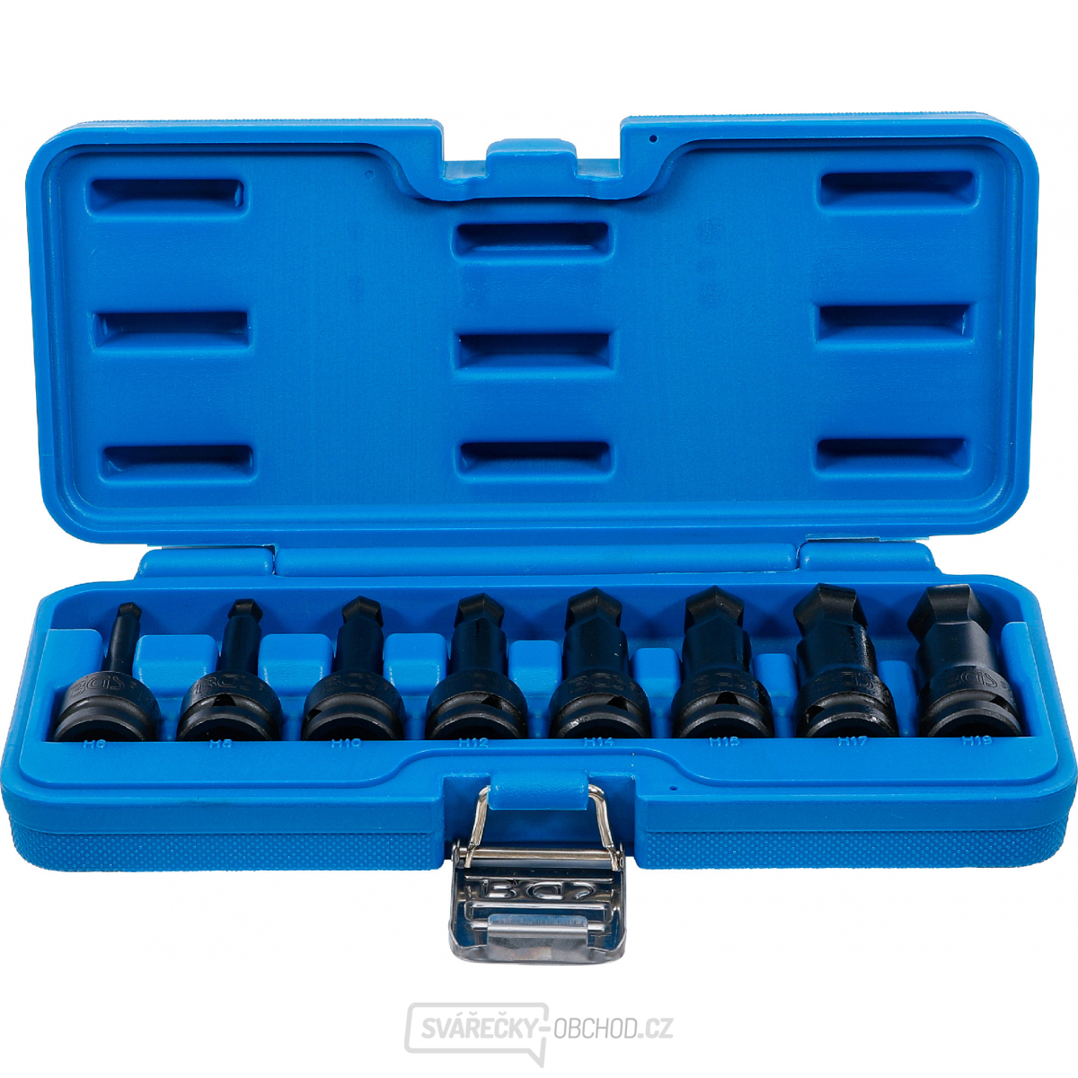 Sada silových nástrčných hlavic | délka 75 mm | 12,5 mm (1/2 Sada silových nástrčných hlavic | délka 75 mm | 12,5 mm (1/2
