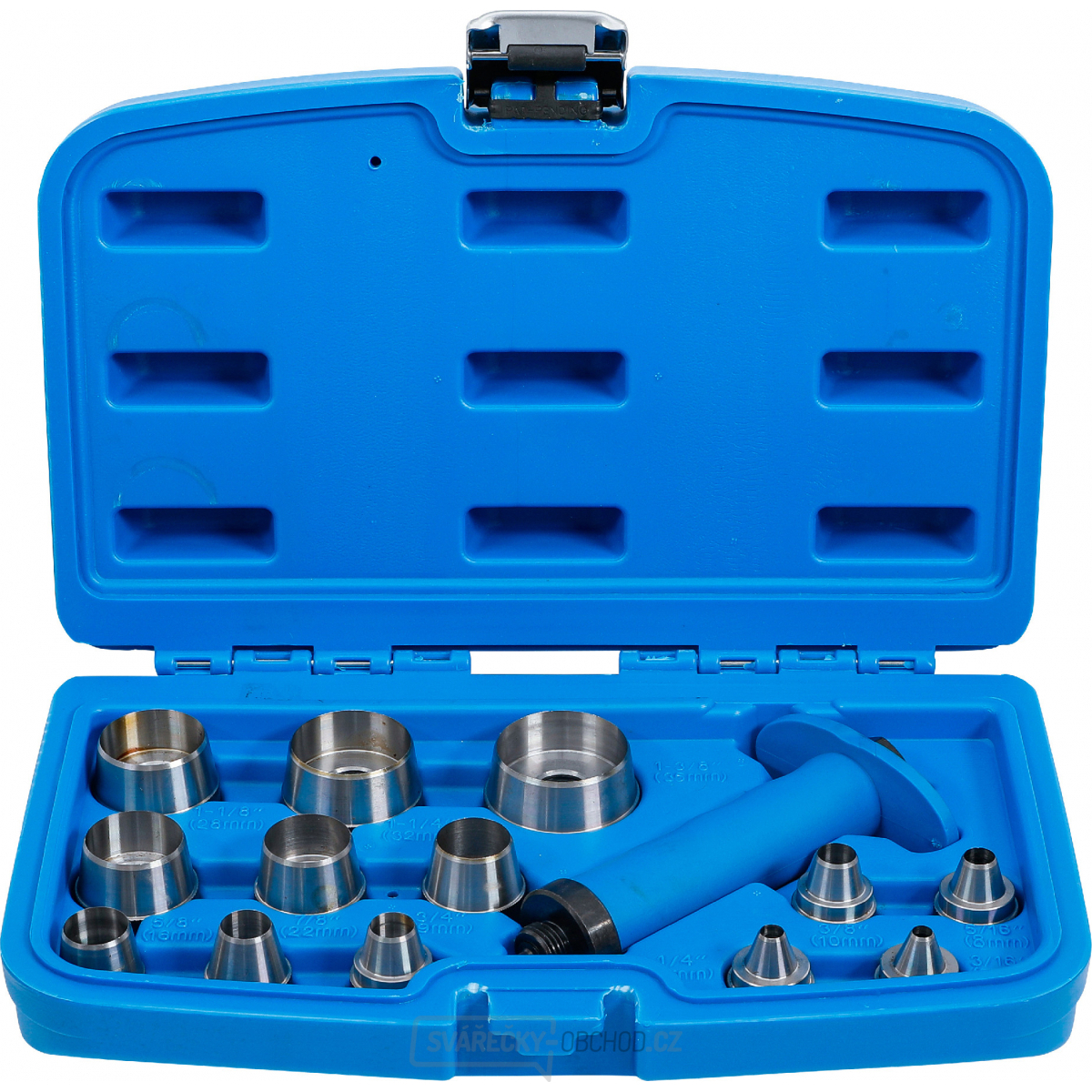 Sada děrovačů | 5 - 35 mm | 14dílná, BGS 566 Sada děrovačů | 5 - 35 mm | 14dílná, BGS 566 gallery main image