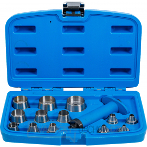 Sada děrovačů | 5 - 35 mm | 14dílná, BGS 566 Sada děrovačů | 5 - 35 mm | 14dílná, BGS 566 gallery main image