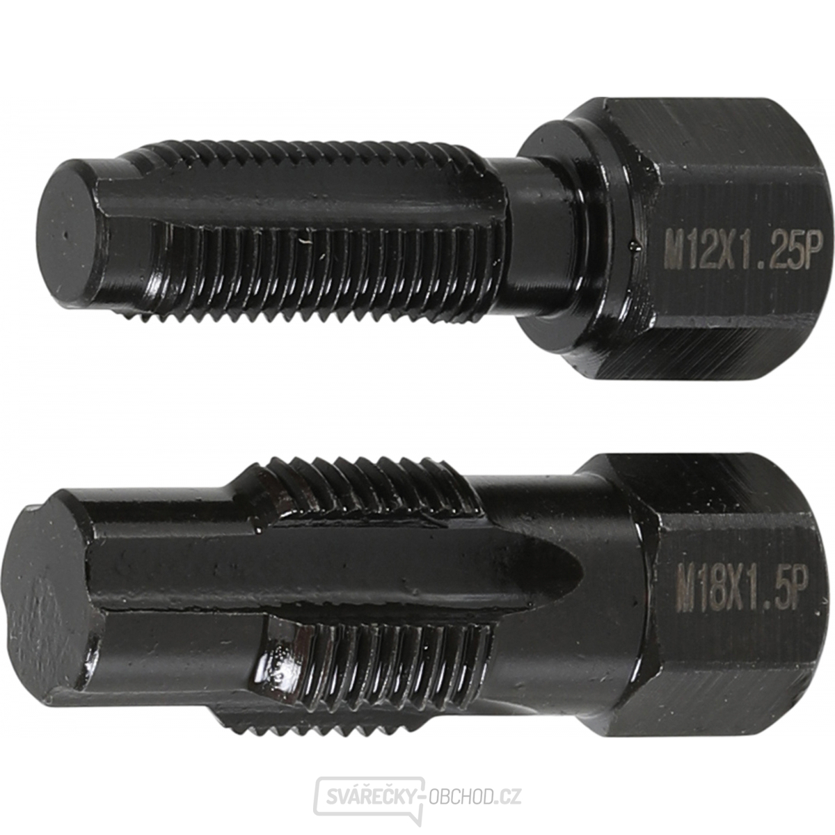 Sada závitníků pro opravu závitu pro lambda sondu | M18 x 1,5 mm | M12 x 1,25 mm | 2dílná, BGS 65591