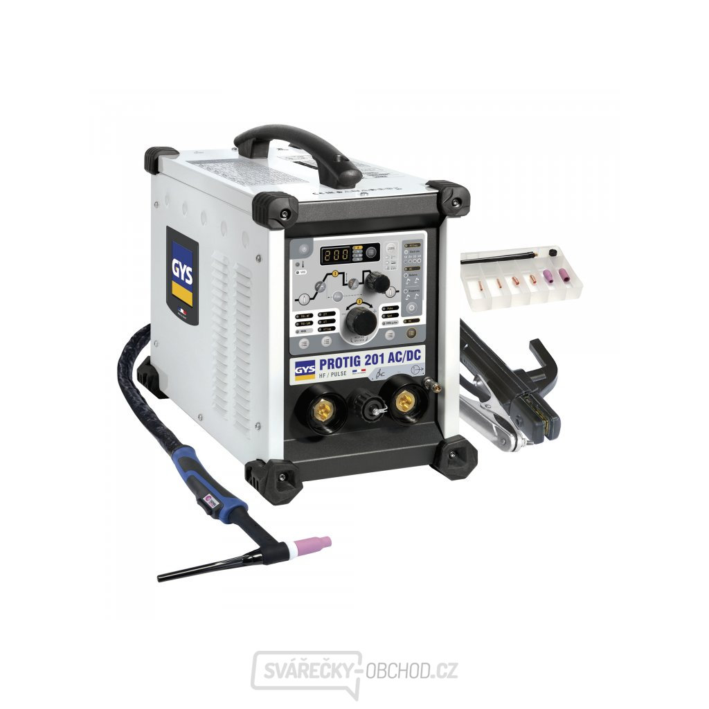 Svářečka GYS PROTIG 201 AC/DC s příslušenstvím