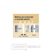 Matrice pro provrtání a tvarování plechů GYS D5, průměr 8 mm Náhled