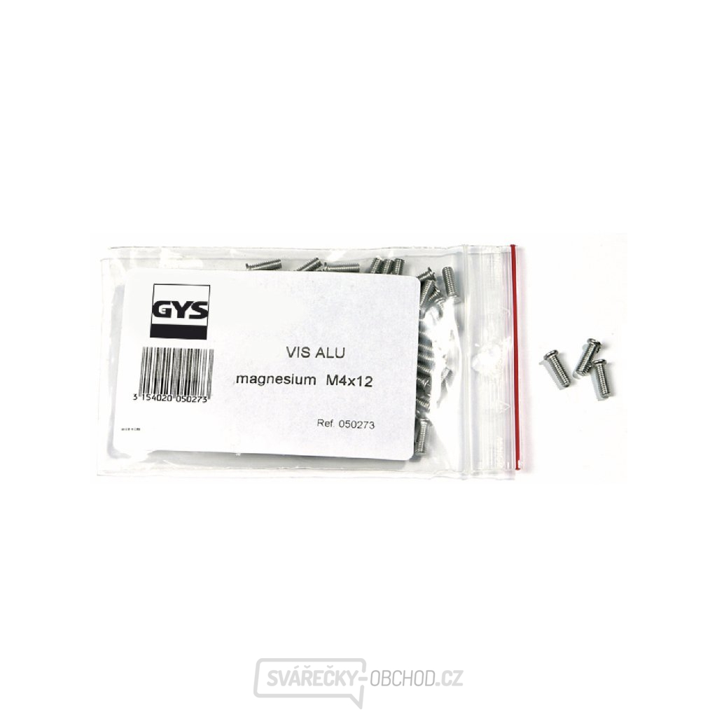Hliníkové svorníky s příměsí hořčíku GYS M4 12mm - 1000ks gallery main image