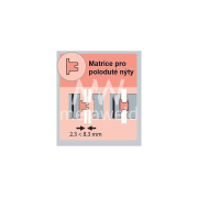 Matrice pro poloduté nýty GYS F3, S28/38/48 /58/68 Náhled